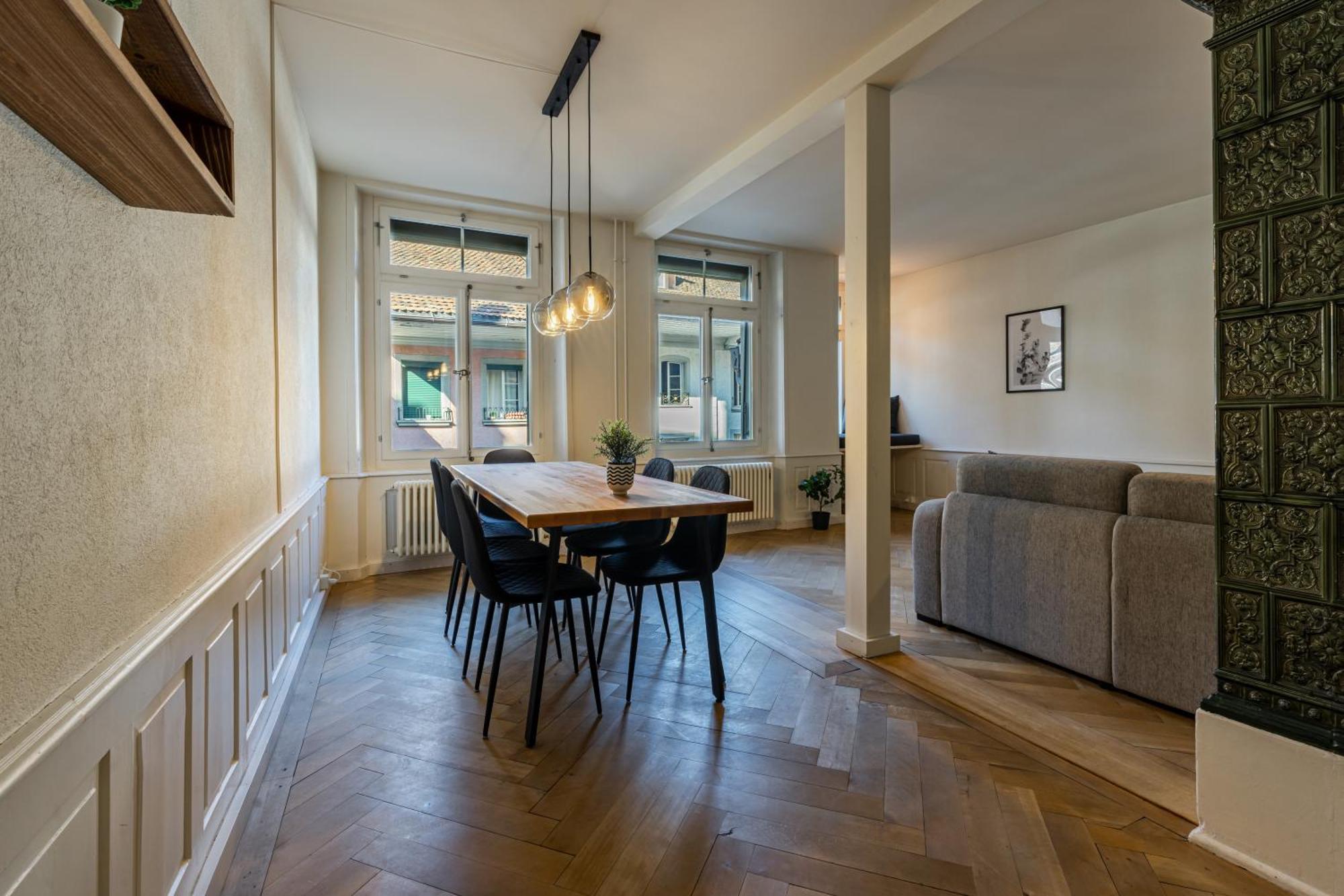 Historische Wohnung Im Herzen Der Thuner Altstadt Екстер'єр фото