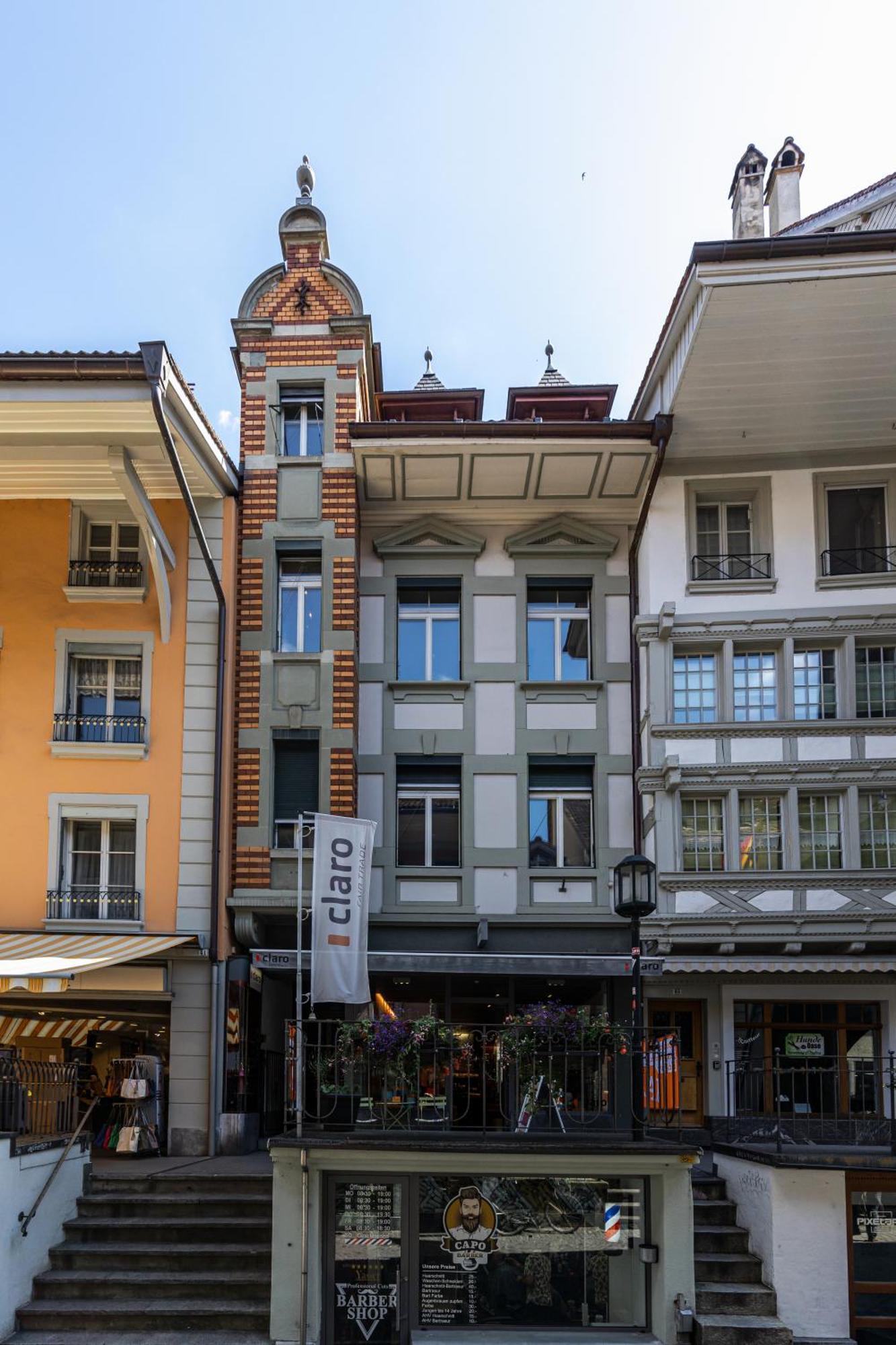 Historische Wohnung Im Herzen Der Thuner Altstadt Екстер'єр фото