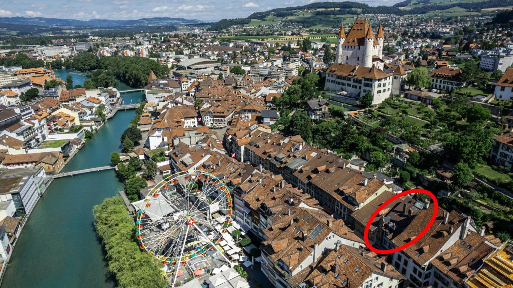 Historische Wohnung Im Herzen Der Thuner Altstadt Екстер'єр фото